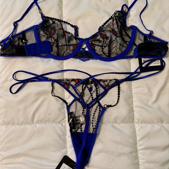 Honey Birdette Leah Set - Bra 34B and Thong L - Picture 4 of 5